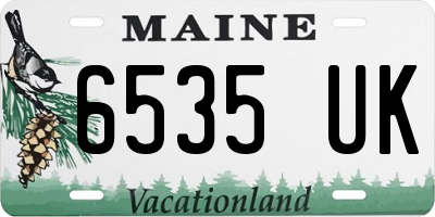 ME license plate 6535UK