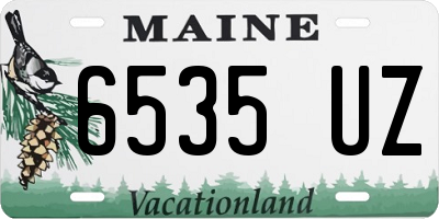 ME license plate 6535UZ