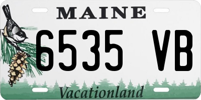 ME license plate 6535VB