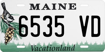 ME license plate 6535VD