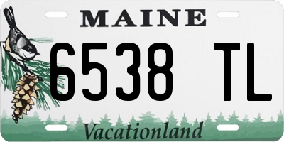 ME license plate 6538TL