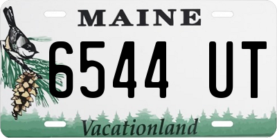 ME license plate 6544UT