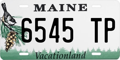 ME license plate 6545TP