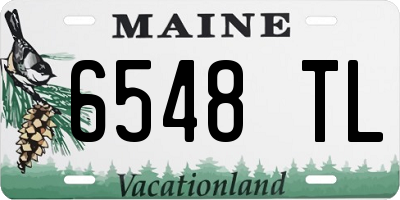 ME license plate 6548TL