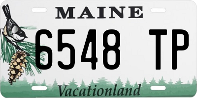 ME license plate 6548TP