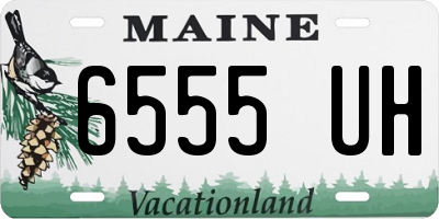 ME license plate 6555UH