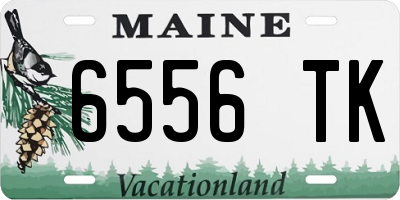 ME license plate 6556TK