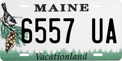 ME license plate 6557UA