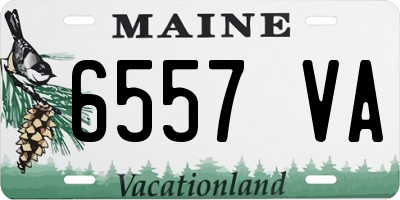 ME license plate 6557VA