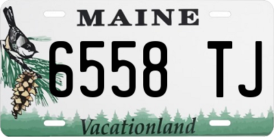ME license plate 6558TJ