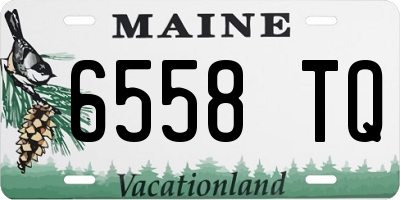 ME license plate 6558TQ