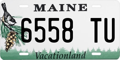 ME license plate 6558TU