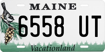 ME license plate 6558UT