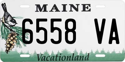 ME license plate 6558VA