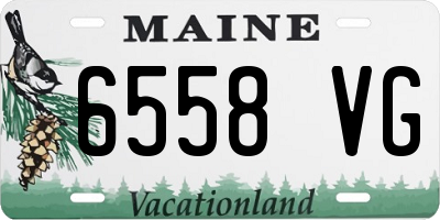 ME license plate 6558VG