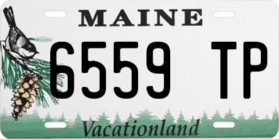 ME license plate 6559TP