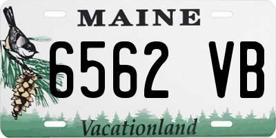 ME license plate 6562VB