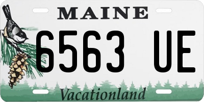 ME license plate 6563UE