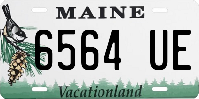ME license plate 6564UE