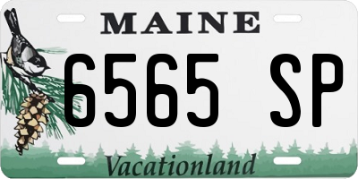 ME license plate 6565SP