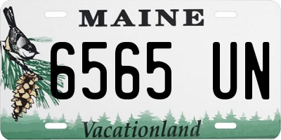 ME license plate 6565UN