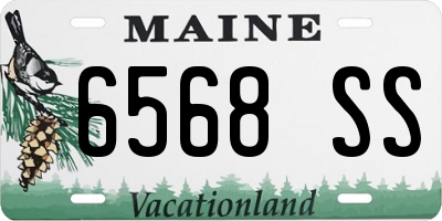ME license plate 6568SS