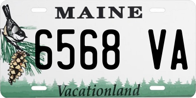 ME license plate 6568VA