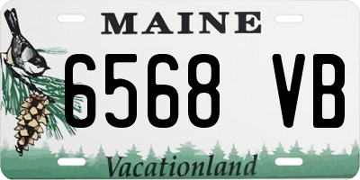 ME license plate 6568VB