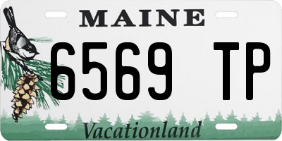ME license plate 6569TP