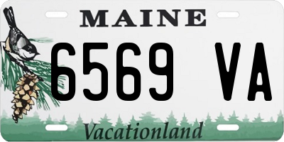 ME license plate 6569VA