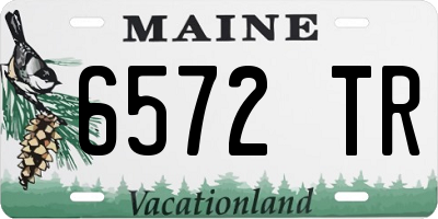 ME license plate 6572TR
