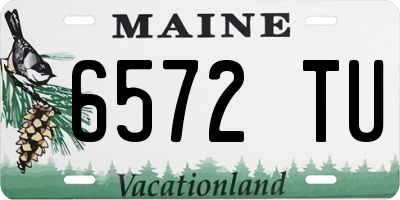 ME license plate 6572TU