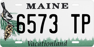ME license plate 6573TP