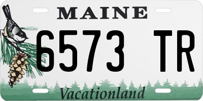 ME license plate 6573TR