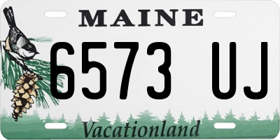 ME license plate 6573UJ