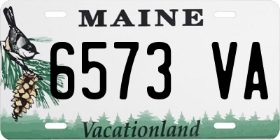 ME license plate 6573VA