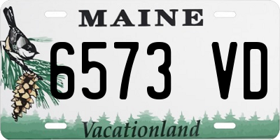 ME license plate 6573VD