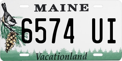 ME license plate 6574UI