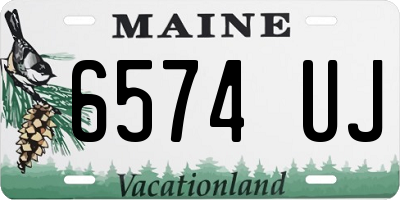 ME license plate 6574UJ