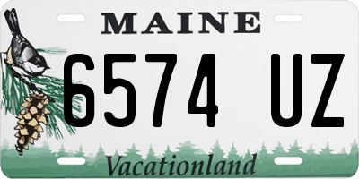 ME license plate 6574UZ