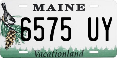 ME license plate 6575UY