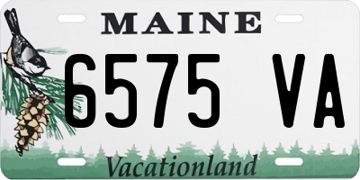 ME license plate 6575VA