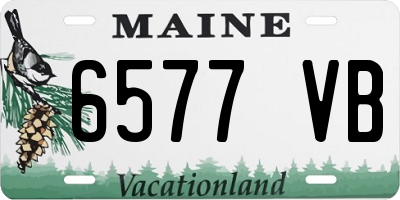 ME license plate 6577VB