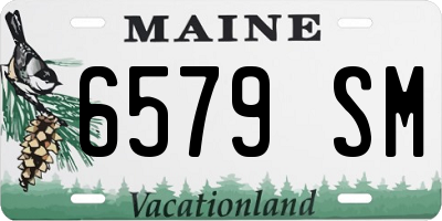 ME license plate 6579SM