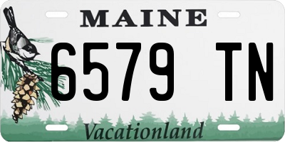 ME license plate 6579TN
