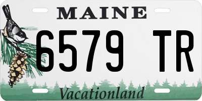 ME license plate 6579TR