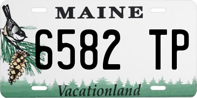ME license plate 6582TP