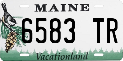 ME license plate 6583TR