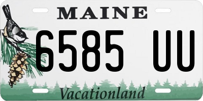 ME license plate 6585UU