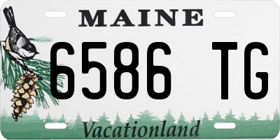 ME license plate 6586TG